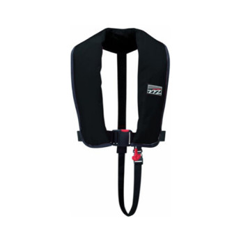 MP oppustelig redningsvest ISO 150N Classic sort