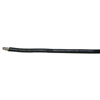 Marine kabel sort fortinnet 10x0,5mm
