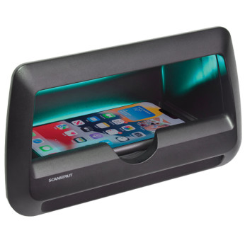 Scanstrut Cove LED - trådløs 15W lader, vandtæt 12/24V - telefon luge