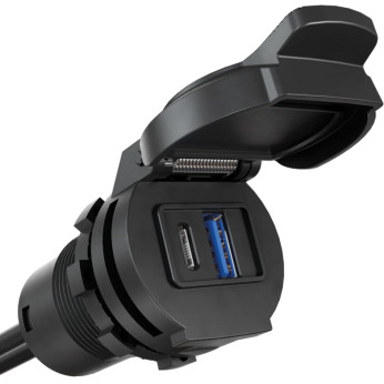 AquaAmp Smart USB C 30W/USB A 6W udtag 10-24V