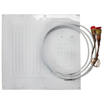 Isotherm pladefordamper 350 x 130mm med koblinger til 1283014