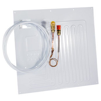 Isotherm pladefordamper 386 x 361mm med X kobling til 1283049