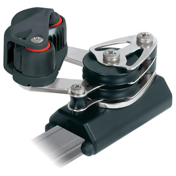 Ronstan Serie 26 endekontrol med dobbelt styrblokke og frølår