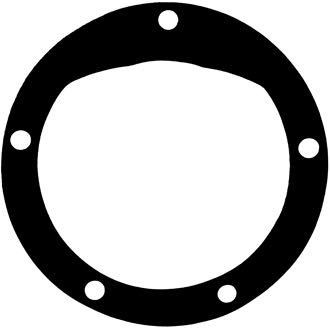 Pakning til impellerpumpe 5 hul.2362