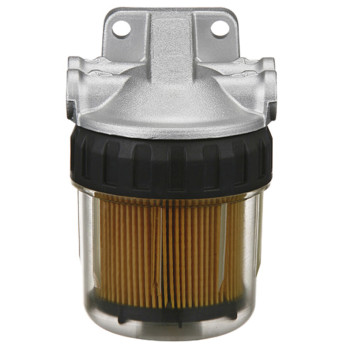Brndstof filter 10 micron, alu top, klar