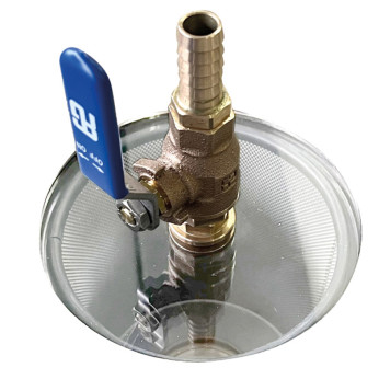 Guidi Polycarbonat låg med kugleventil til 1 1/4'