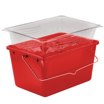 Rektangulært malerspand‑indlæg 5 stk.