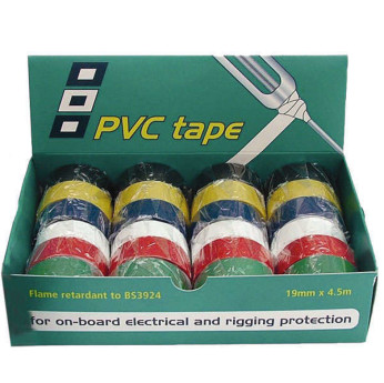 PSP PVC tape Isoleringstape 19mm, 24 ruller