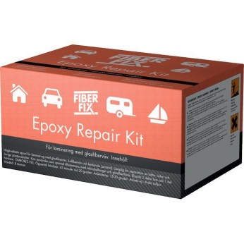 Fiber fix epoxy reparationssæt 300 gr