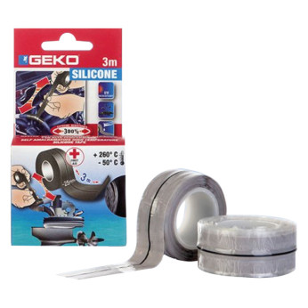 Geko højtemperatur tætnings-silikonetape 25mm x 3 meter