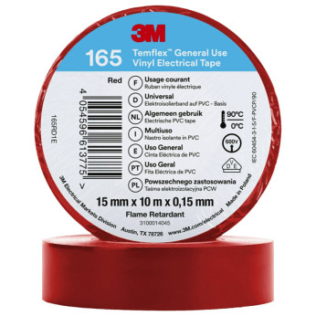 3M isolerbnd 165 15mm, rd