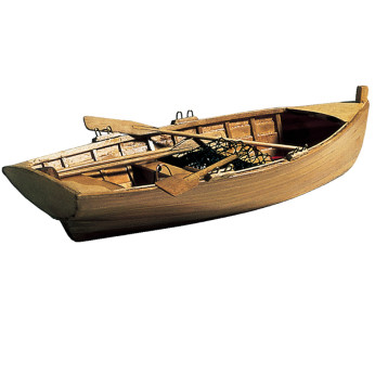 Modelbåd robåd 30x10cm