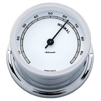 Autonautic Minor 72 hygrometer Ø72/50 mm forkromet messing