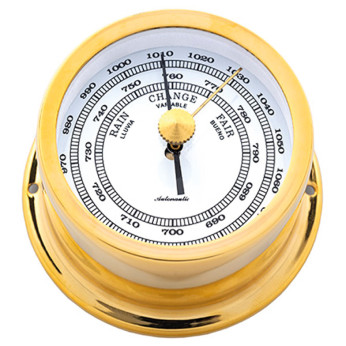 Autonautic Minor 72 barometer Ø72/50 mm forgyldt messing