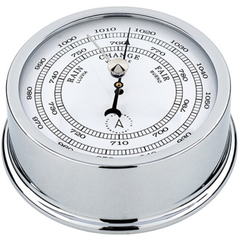Autonautic Atlantic 95 barometer Ø95/70 mm forkromet messing