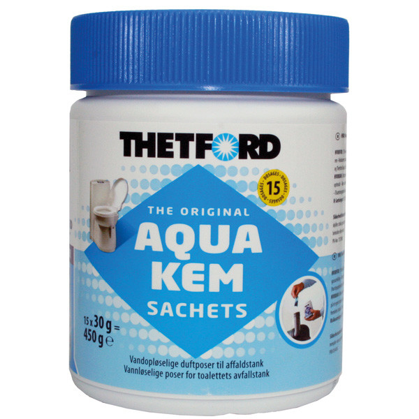 Thetford Aqua Kem Blue Sachets doseringsposer, 15stk