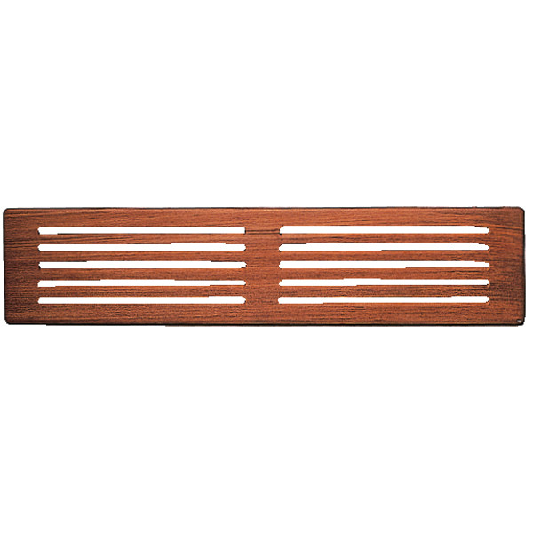 Roca ventilationsrist aflang teak 8,4x43cm