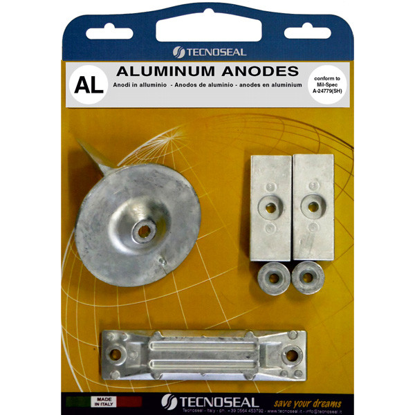 Tecnoseal Alu anode kit til honda 40c hk & 50c hk