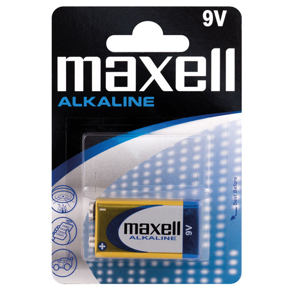 Maxell Alkaline 9V /6LR61 batteri