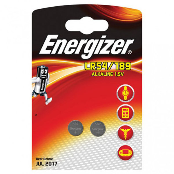 Energizer LR54/189 batteri 1.5V, 2stk