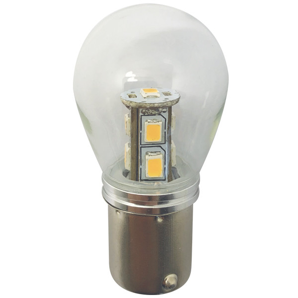 1852 LED bajonet BA15D 25x48mm 10-36Vdc, 2 stk