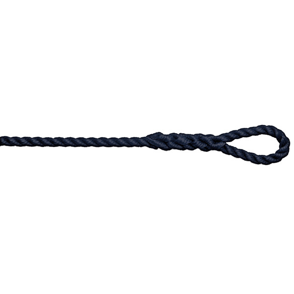 Robline Twisted fenderline 8mm fortjning 40mm navy, 2m