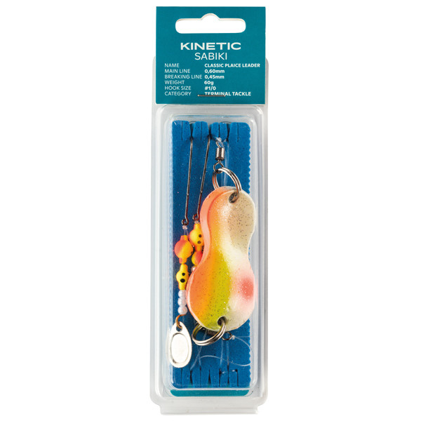 Kinetic Sabiki plaice leader/spoon fladfisk, lollipop